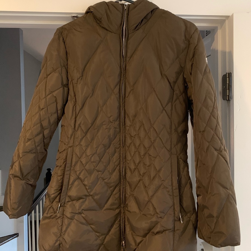 Women’s size 4 post card down jacket